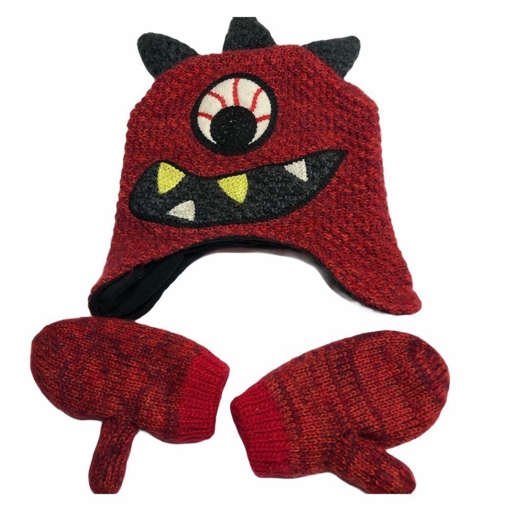 Children’s Place Warm Hat & Mittens Set 12-24m